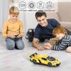 QUN FENG Remote Control RC CAR Racing Cars Compatible with Lamborghini Veneno Officially Licensed 1:24 Toy RC Cars Model Vehicle for Boys 6,7,8 Years Old,Yellow view 4