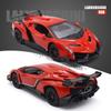 QUN FENG Remote Control RC CAR Racing Cars Compatible with Lamborghini Veneno Officially Licensed 1:24 Toy RC Cars Model Vehicle for Boys 6,7,8 Years Old,red view 3