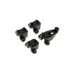 GDS Racing Alloy Front & Rear Lower Link Shock Mount Set for Traxxas TRX-4 Black view 2