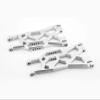 GDS Racing Alloy Front & Rear Lower A-Arms Silver for Traxxas X-Maxx RC Monster Truck 1/5 (Pair) view 2