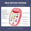 NC SAEDTY Baby Cell Phone Toy with Teething Game, Shark Baby Musical Toys, Early Development Toddler Phone Toys for Boys Girls 18+ Months view 3