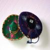 Set of 12 Mini Charro Hats, Party Decorations,6"Diameter, Mix Colors view 3