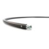 5/8" Adult Polypro Hula Hoop | Performance and Dance Hoop (Black Glitter, 32 Inch Diameter) view 3