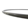5/8" Adult Polypro Hula Hoop | Performance and Dance Hoop (Black Glitter, 32 Inch Diameter) view 4