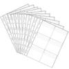 6 Pocket Coin Pages, 10 Sheets Plastic Coin Holders Stamp Collector Supplies for Coin Stamp Currency Collection view 1