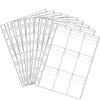 9 Pocket Coin Pages, 10 Sheets Plastic Coin Holders Stamp Collector Supplies for Coin Stamp Currency Collection view 1