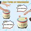 Floor Tom Drum 10 inch Gathering Club Carnival Colorful Percussion Instrument with 2 Mallets Music Drum for Child Special Christmas Birthday Gift(10 inch) view 3