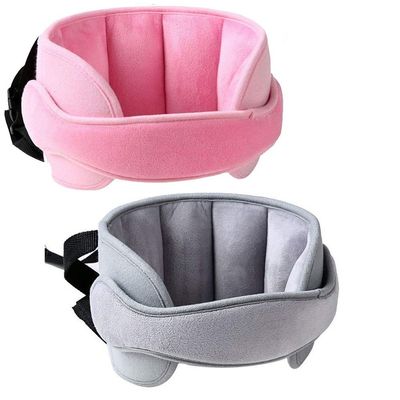 2Pack Boy and Girl Head Support for Car Seats,Ajustable Comfortable Pillow for Baby Child Tolddler Infant Pink and Grey