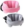 2Pack Boy and Girl Head Support for Car Seats,Ajustable Comfortable Pillow for Baby Child Tolddler Infant Pink and Grey view 1