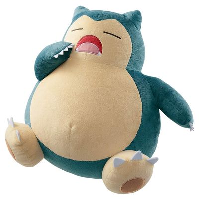 Banpresto I Love KABIGON Mechadeka Plush Snorlax All 1 Type, Approx. 35cm