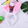 Aneco 2 Pack Easter Bunny Headband 6.5 x 5.3 Inch Plush Pink Bunny Headbands Ears for Easter Party Favor Birthday Costume Supplies view 4