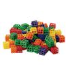 Excellerations .75 inch Grid Linking Cubes, 300 Pieces, in Storage Bin, Building Bricks, Blocks, Construction Toy, Manipulatives, Educational Toy, Ages 3 Years and Up view 2