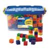 Excellerations .75 inch Grid Linking Cubes, 300 Pieces, in Storage Bin, Building Bricks, Blocks, Construction Toy, Manipulatives, Educational Toy, Ages 3 Years and Up view 3
