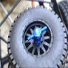 GPM 1Pc Set Upgrades Aluminium Spare Tire Locking for 1/10 Baja Rey Desert Truck (LOS03008) RC Cars (Gray) view 4