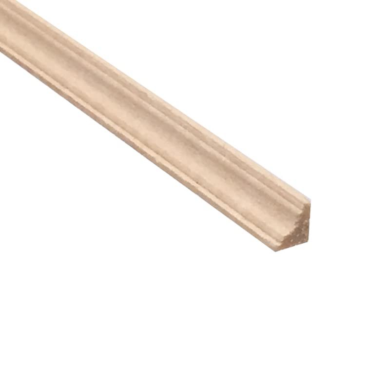 1/12 Dollhouse Miniature Origin Wood Finishing Corner Trims; L 30cm, W 0.5cm * 10 Pieces