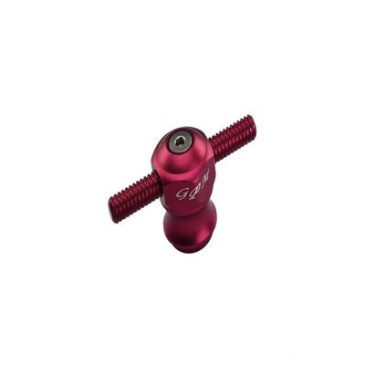 GPM 1Pc Set Upgrades Aluminium Spare Tire Locking for 1/10 Baja Rey Desert Truck (LOS03008) RC Cars (red)