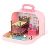Lil Woodzeez  Bunk Beds Playset  Travel Toy  Compact Travel Suitcase  Dollhouse Furnitures & Accessories Included  Pretend Play for 3+ Years view 4