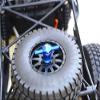 GPM 1Pc Set Upgrades Aluminium Spare Tire Locking for 1/10 Baja Rey Desert Truck (LOS03008) RC Cars (Green) view 2