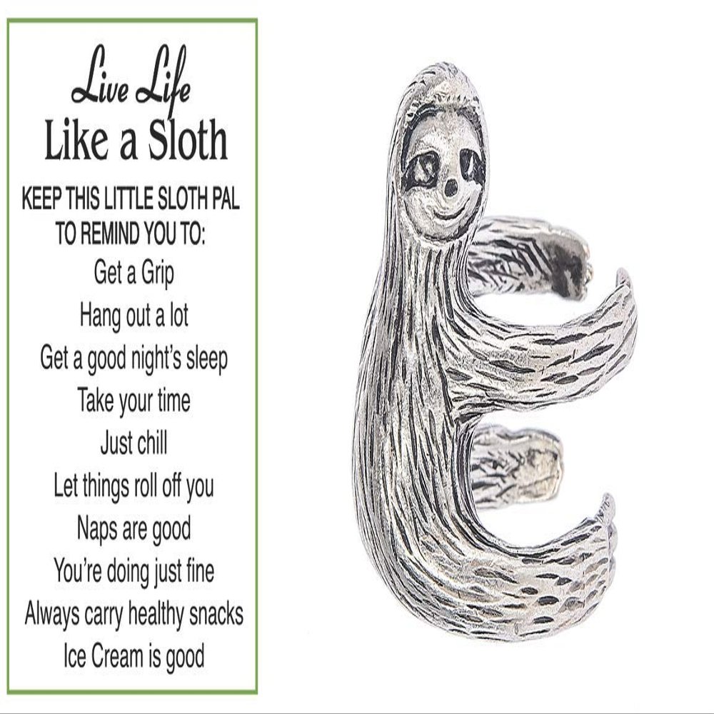 Ganz Get A Grip Sloth Gifts Charm Pocket Token with Story Card ~ 1 Token & Card