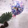 12pcs Colorful Confetti Balloon Wedding Cake Topper Latex Confetti Balloons Decorative Party Supplies Fruit Insert Cake Picks view 3
