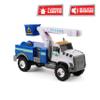 Mighty Fleet Rescue Force 12" Tough Cab Cherry Picker Toy Truck - Realistic Lights & Sounds, Movable Cherry Picker Arm, Free Wheeling Play, Ages 3+ view 2