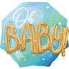 Anagram Oh, Baby Blue Jumbo Mylar ~ 30" view 1