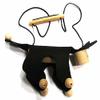 Marionette Puppet Wood Children Felt Kalle Fux Wooden Toys Cat Black view 2