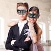 Coddsmz Couple Masquerade Mask Set Venetian Party Mask Mardi Gras Mask Halloween Costume Mask Fancy Dress Mask for Women Men view 3