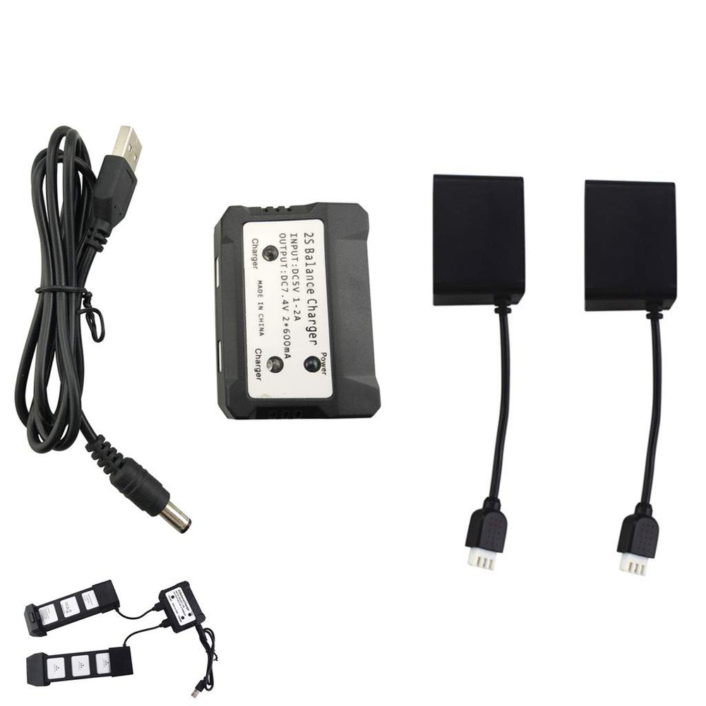 sea jump 2in1 Balance Charger for HS720 HS720E Folding Brushless Quadcopter Accessory Remote Control UAV Lithium Battery