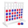 GoSports 4 Foot Width Giant Portable 4 in a Row Game Classic White Finish with Rules and Carry Bag view 1