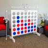 GoSports 4 Foot Width Giant Portable 4 in a Row Game Classic White Finish with Rules and Carry Bag view 3
