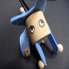 Marionette Puppet Wood Children Felt Kalle Fux Wooden Toys Cat Blue view 4