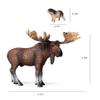 10pcs Forest Animals Figures, Woodland Creatures Figurines, Miniature Toys Cake Toppers view 3