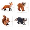 10pcs Forest Animals Figures, Woodland Creatures Figurines, Miniature Toys Cake Toppers view 4