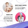 AMZ Medical Supply Sensitive Baby Wipes Unscented 6.7" x 7.7". Pack of 448 Baby Cleaning Wipes for Baby, Vitamin E and Aloe Cellulose Baby Wipes, Infant Baby Wipes with Lid, Baby Wipes No Alcohol view 4