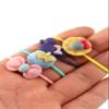 100pcs Mix Colors Girl's Elastic Hair Ties Soft Rubber Bands Hair Bands Holders Pigtails Hair Accessories for Girls Infants Toddlers Kids Teens and Children (Random color) view 3