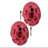 GPM for Arrma 1/7 Infraction 6S BLX/Infraction V2 6S BLX Upgrade Parts Aluminum +6mm Hex with Brake Disk with Silver Lining - 2Pc Set Red view 1