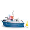 Siku 5401, Police Boat, Plastic, Blue/White, Water Cannon, Light, Sound, Stern Flap, Incl. Buoy view 1