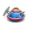 Charmgle Mini Spaceship Classic Tin Toy Wind-up Toys Clockwork Spacecraft Playthings Adult Collection Xmas Gifts Bar Home Decoration 3 Pack view 4