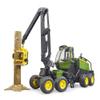 Bruder 02135 John Deere 1270G Harvester with 1 Tree Trunk, Green/Black view 4