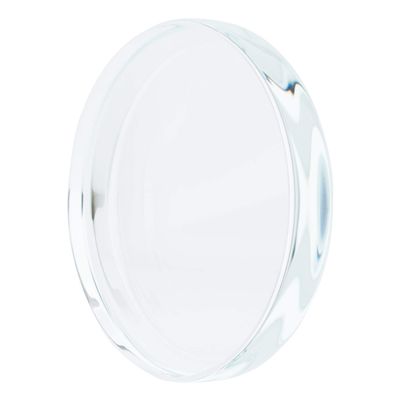 DjuiinoStar 4" Spinning Top Base, Highly Polished by Hand, 30cm Focal Length (Single Concave), Diameter 3.9"/10cm, Thickness 0.55"/1.4cm, Weight 0.54lb