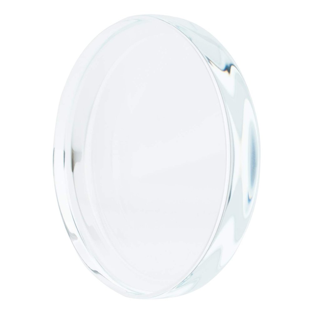 DjuiinoStar 4" Spinning Top Base, Highly Polished by Hand, 30cm Focal Length (Single Concave), Diameter 3.9"/10cm, Thickness 0.55"/1.4cm, Weight 0.54lb