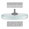 DjuiinoStar 4" Spinning Top Base, Highly Polished by Hand, 30cm Focal Length (Single Concave), Diameter 3.9"/10cm, Thickness 0.55"/1.4cm, Weight 0.54lb view 3