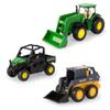 ERTL Iron John Deere Die-Cast Replicas - Includes Tractor, Gator, and Skid Steer Farm Toys with Collectible Display Box - John Deere Tractor Toys - 3 Inch - 3 Count - Ages 3 Years and Up view 1