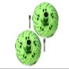 GPM For Arrma 1/7 INFRACTION 6S BLX/INFRACTION V2 6S BLX Upgrade Parts Aluminum +6mm Hex With Brake Disk With Silver Lining - 2Pc Set Green view 1