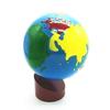 Baby Earth Globe Toys Montessori Earth Globe Plastic and Wood Material Learn to Know World Children Early Learning Teaching Aids (multicolor) view 2