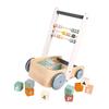 Janod Sweet Cocoon ABC Block Cart Push Toy with 20 ABC Blocks - Ages 1+ - J04408 view 4