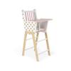 Janod Candy Chic Highchair  Wooden Baby Doll Chair - Ages 3+ - J05888 view 1