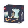 Janod - Wooden Little Mixer Set - Kitchen Make-Believe Toy - 6 Accessories Included - Suitable for Ages 8 and Up, J06605, White view 4