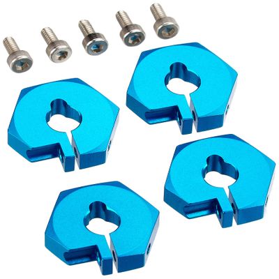 Clamp Type Alum Wheel Hubs Narrow (3mm) Tread / 4Pcs / Tamiya / 42352